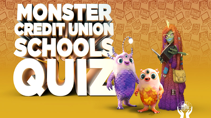 25,000 kids take the Irish League of Credit Unions National Monster Schools Quiz!!