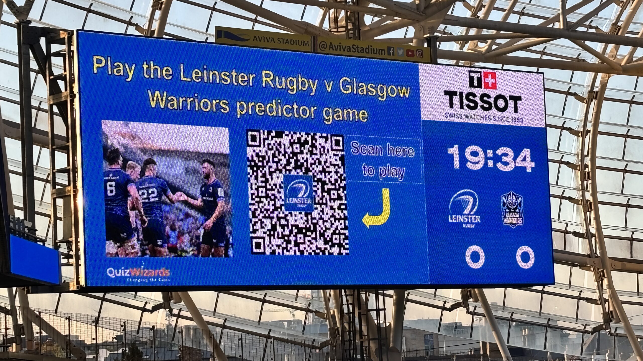 QuizWizards brings live fan engagement to Leinster Rugby at Aviva Stadium and Croke Park