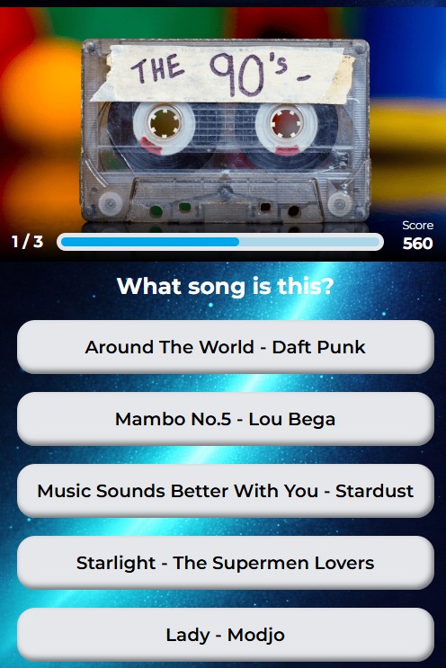 QuizWizards Audio Challenge game preview