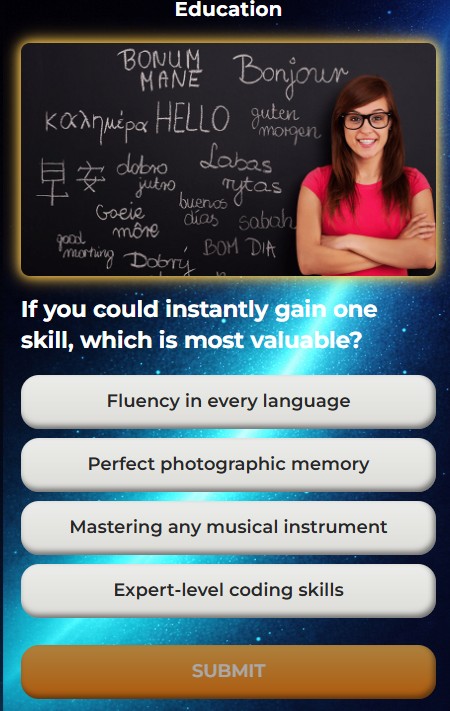 QuizWizards Survey game preview