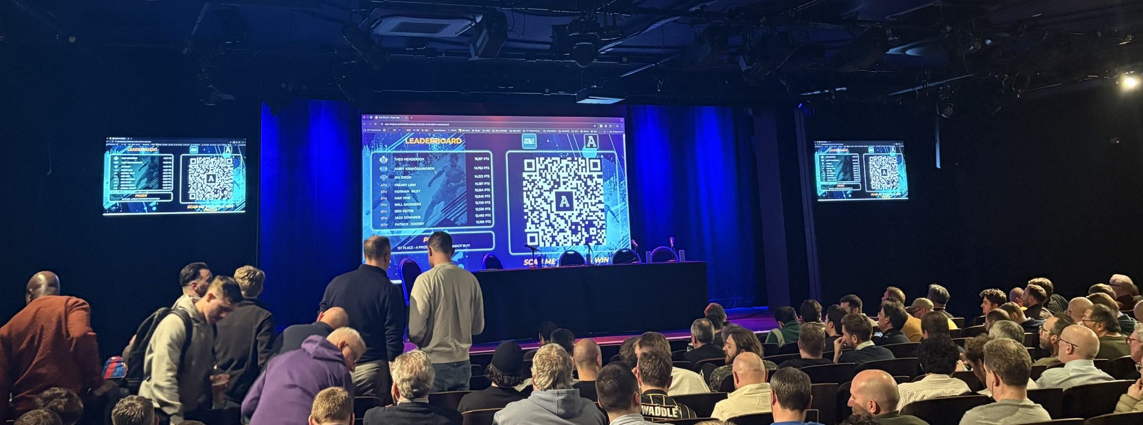 QuizWizards brings interactive fan engagement to The Totally Football Show Live at Leicester Square Theatre