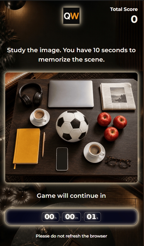 QuizWizards Memory Challenges game preview