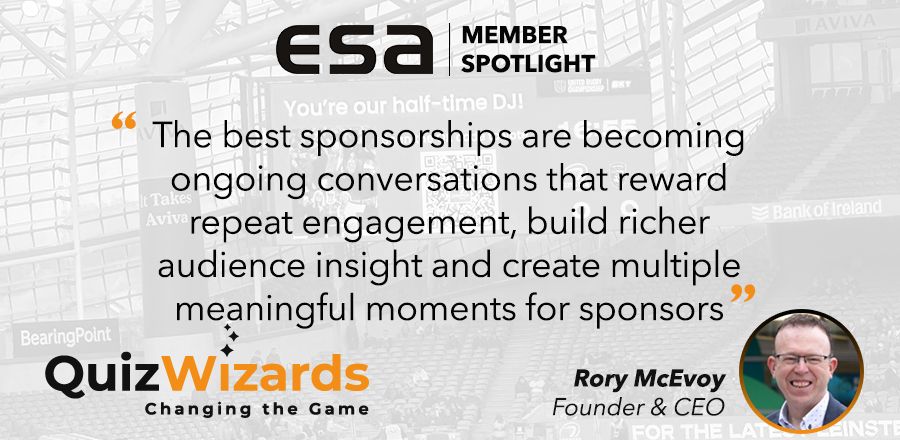 ESA Member Spotlight featuring QuizWizards founder Rory McEvoy